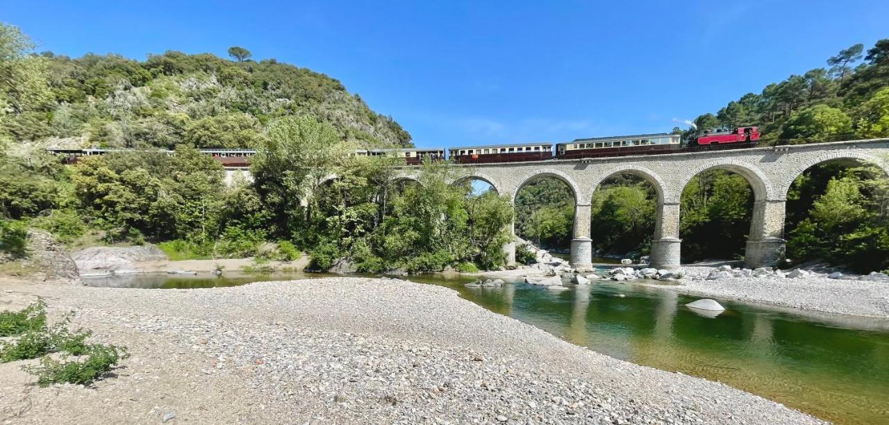 Apartamento Belle vue des Cévennes Corbés Exterior foto